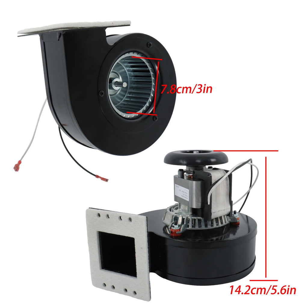 Blower Motor for US Stove 80472 (3000 RPM, Compatible with 80472A, 80453)