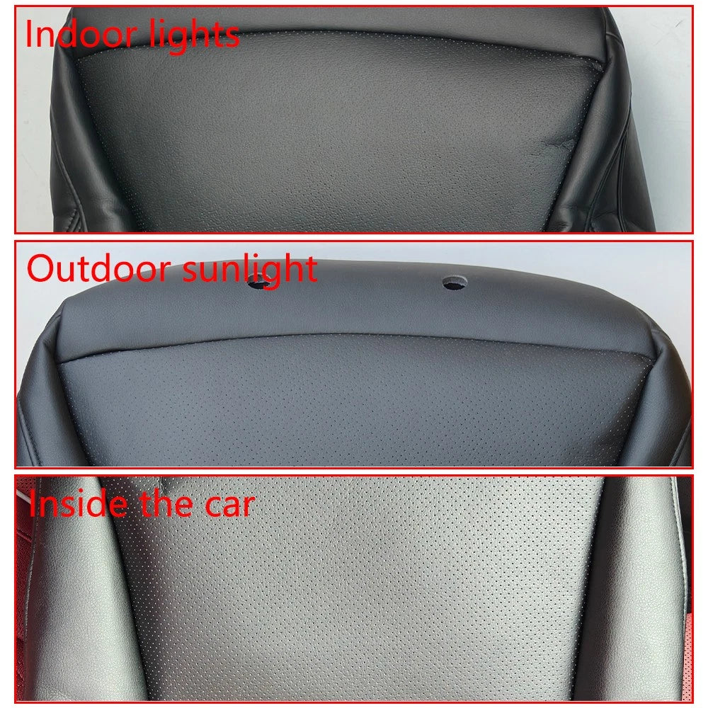 Leather Seat Cover Set for Honda Accord (2013–2017) Black