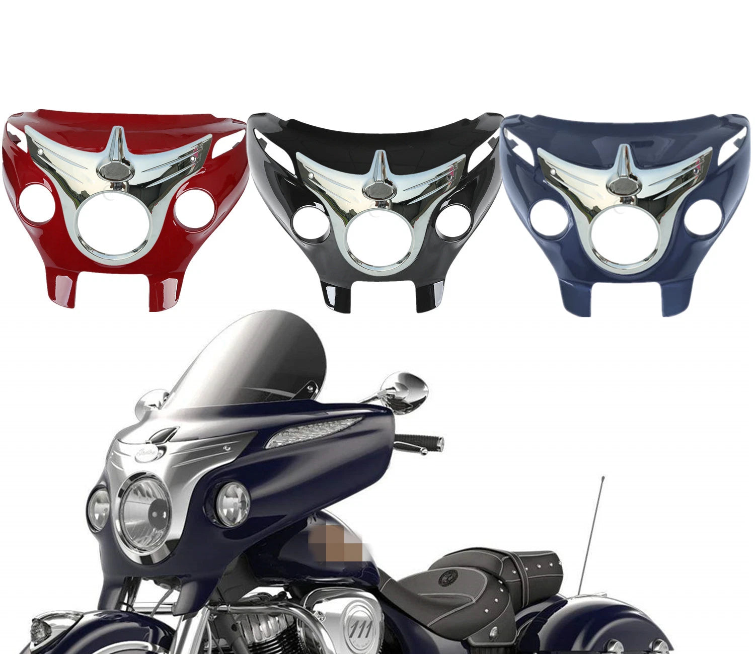 ABS Outer Fairing & Headlight Bezel for Indian Chieftain (2014–2023)