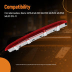 Rear High Level Brake Stop Light for Mercedes-Benz W164 ML350 ML550 ML63 (2005–2011)