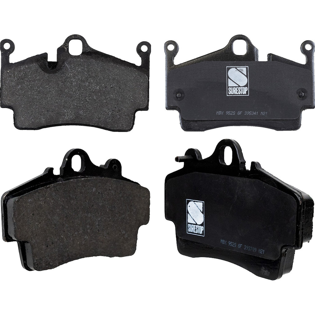 Set of 4 NAO Brake Pads for Porsche Cayman (2007–2008)