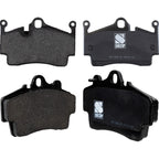 Set of 4 NAO Brake Pads for Porsche Cayman (2007–2008)