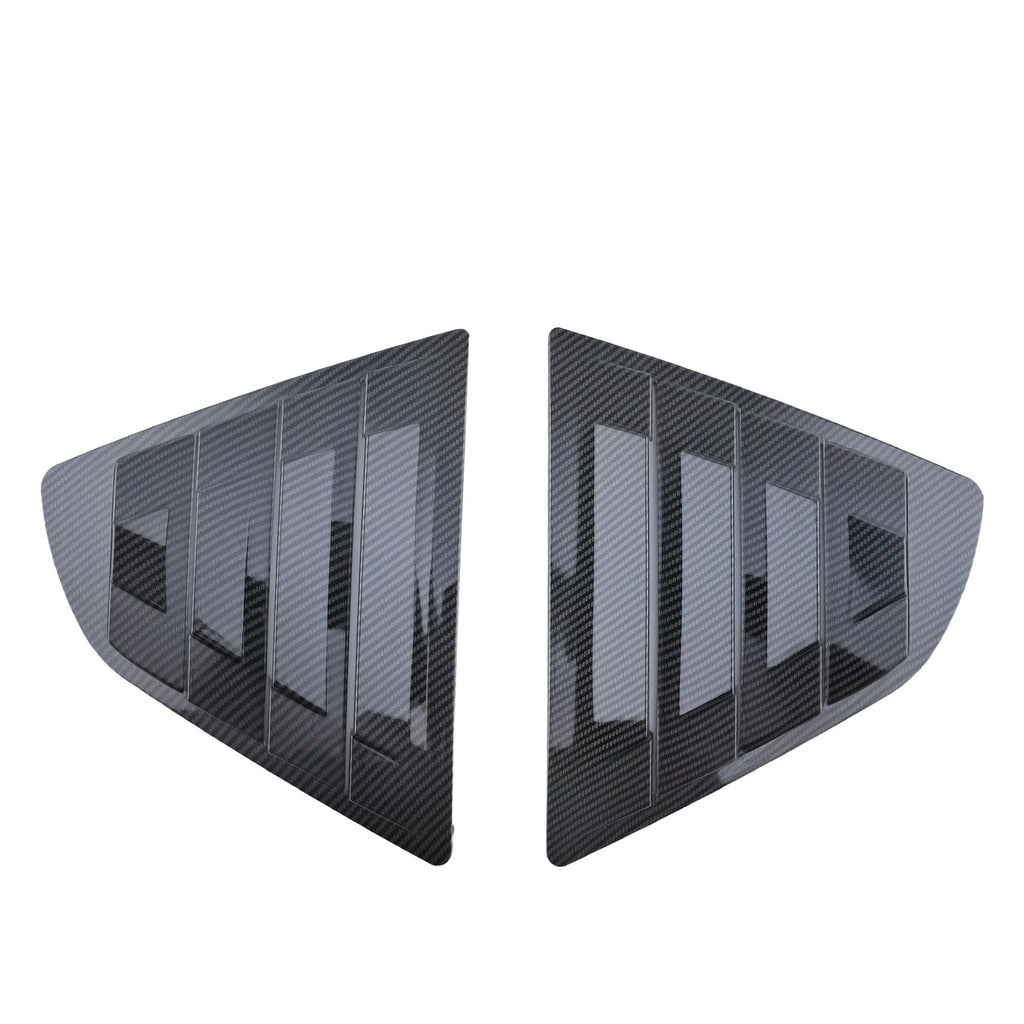 Carbon Fiber Look Quarter Window Louvers for Toyota Camry (2018–2024)