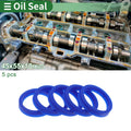 Set of 5 Oil Seal Rotary Shaft Seal 45x55x10mm High Pressure Blue