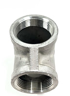 Stainless Steel Tee for 1 1/2in - 3 3/4in Female Threaded