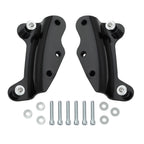 4X Black 4 Point Docking Hardware Kits for Harley Street Glide, Road King (2009–2013)