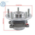 Set of 2 Wheel Hub Bearings 512570 for Honda Civic (2016–2021) Rear