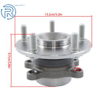 Set of 2 Wheel Hub Bearings 512570 for Honda Civic (2016–2021) Rear