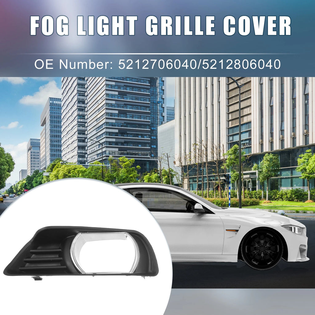 Set of 2 Fog Light Grille Covers for Toyota (NO.5212706040/5212806040)