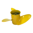 3 x 14 3/4 x 16 RH Yellow SS Propeller for Evinrude Johnson (763912)