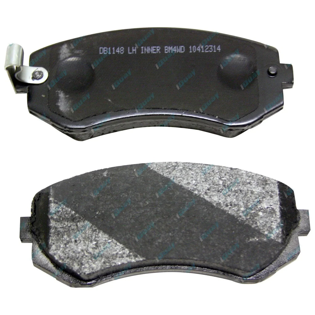 2 Rear Disc Rotors + 4wd Brake Pads for Nissan Patrol GU Y61 1998-2016