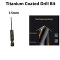 HSS Drill Bit Set 1.5-6.5mm 1/4" Hex Shank Adapter for Aluminium/Wood