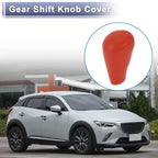 1 Pc Red Silicone Gear Shift Knob Cover for Mazda 3 (2014–2019)