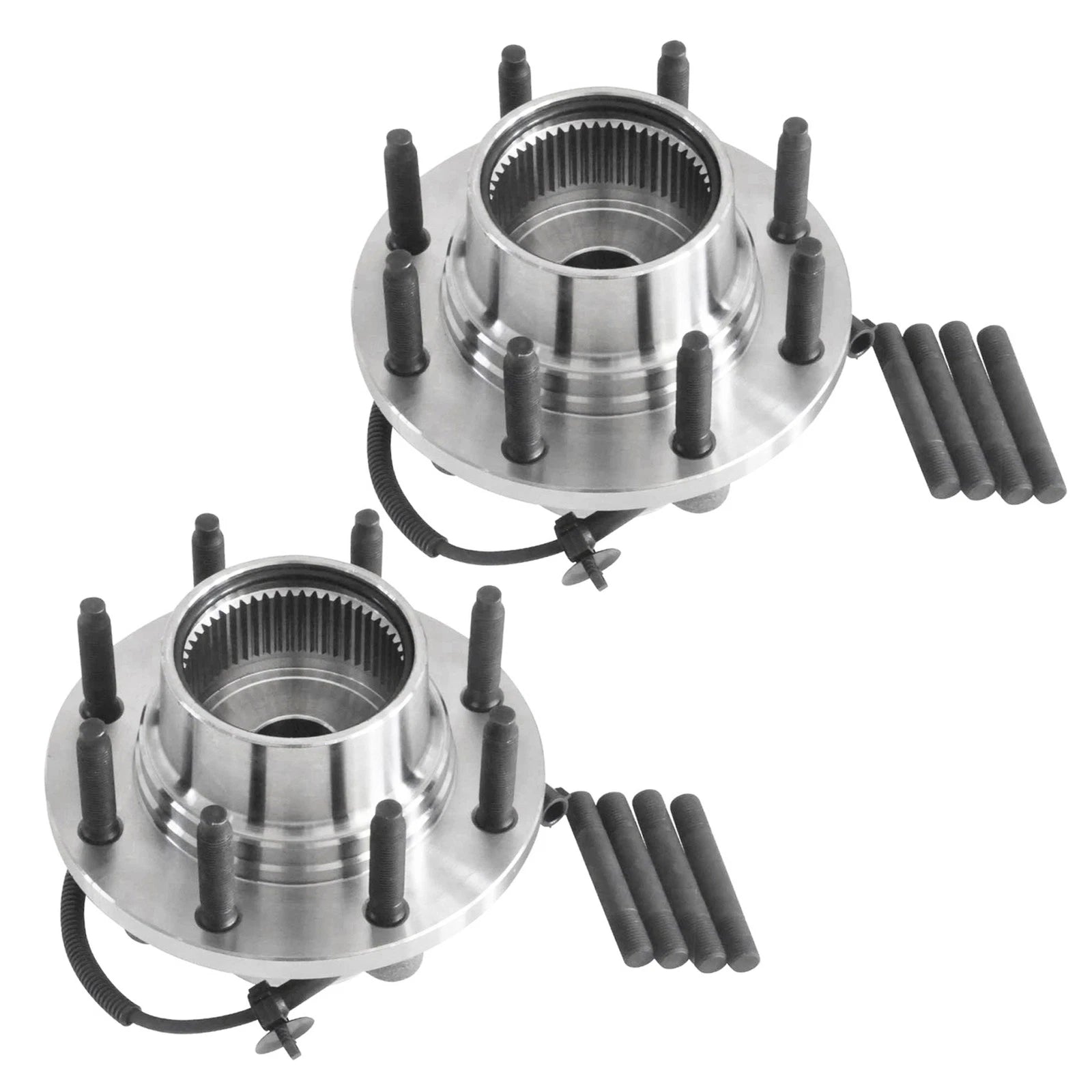 2X Front Wheel Hub Bearing 515056 for Ford F-250 F-350 Super Duty (1999–2007)