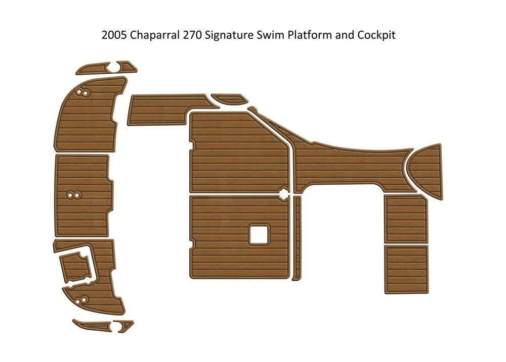 EVA Foam Teak Flooring for Chaparral 270 Signature (2005)