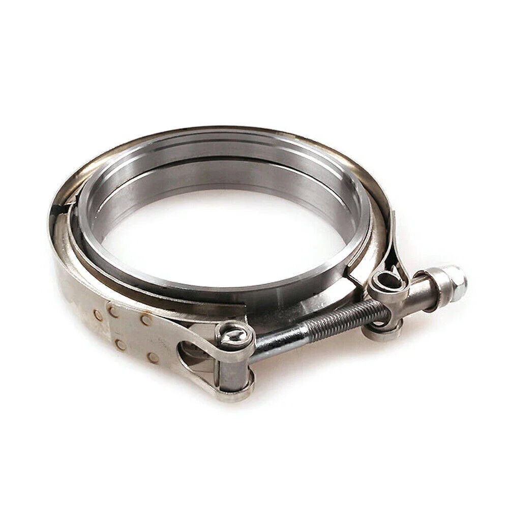 4'' V-Band Flange & Clamp for Turbo Exhaust Downpipes (Mild Steel)