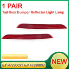 Pair Tail Rear Bumper Reflector Light Lamp for BMW X5 (2014–2018)