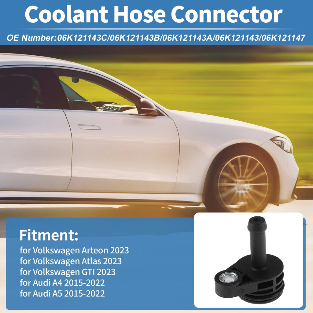 Engine Coolant Hose Connector for Volkswagen Arteon (2023) No. 06K121143C
