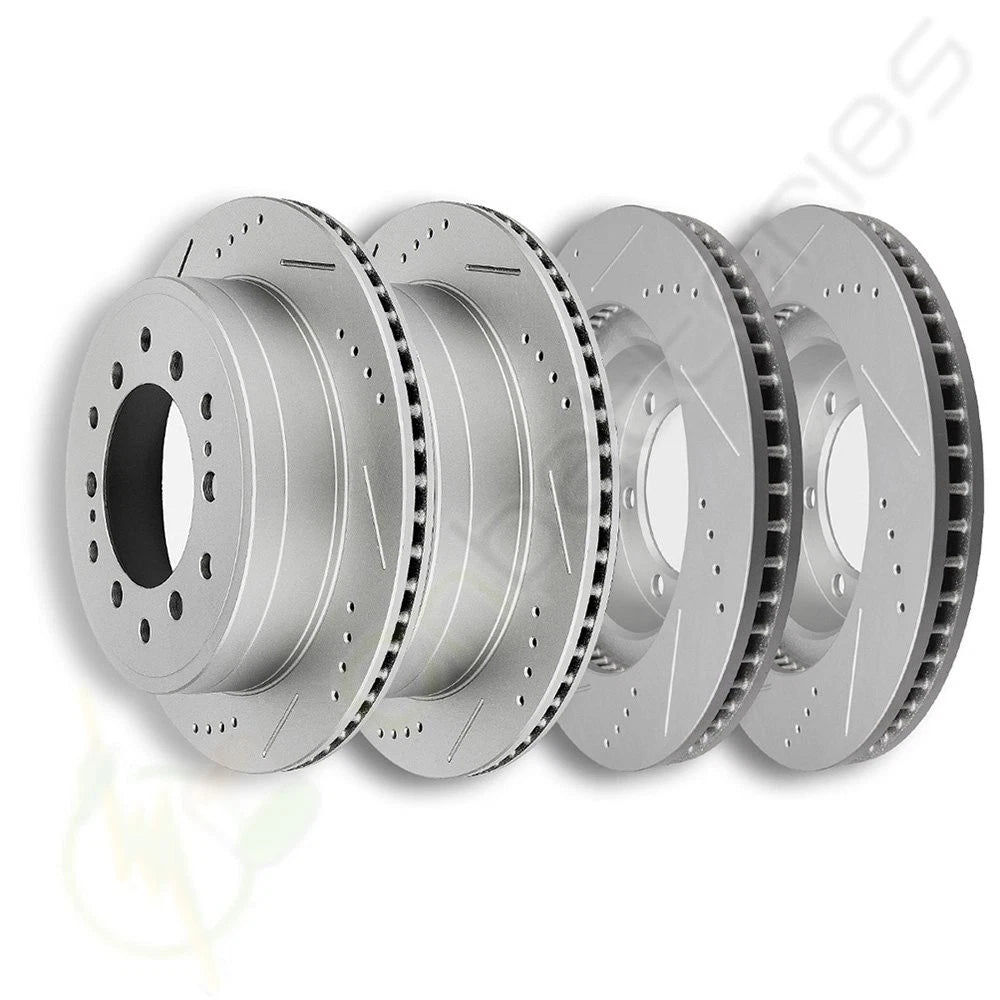 Front Rear Brake Rotors for Toyota FJ Cruiser (2010–2014)