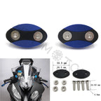 Mirror Block Off Plates for BMW S1000RR (2013–2018) Blue