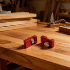Router Track Adapter with Adjustable Stop Block for Straight Cuts (2.04x1.18in)