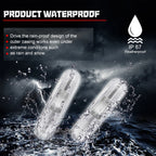 2X Clear Front Rear Side Marker Lights for Honda Civic Si (2002–2005)