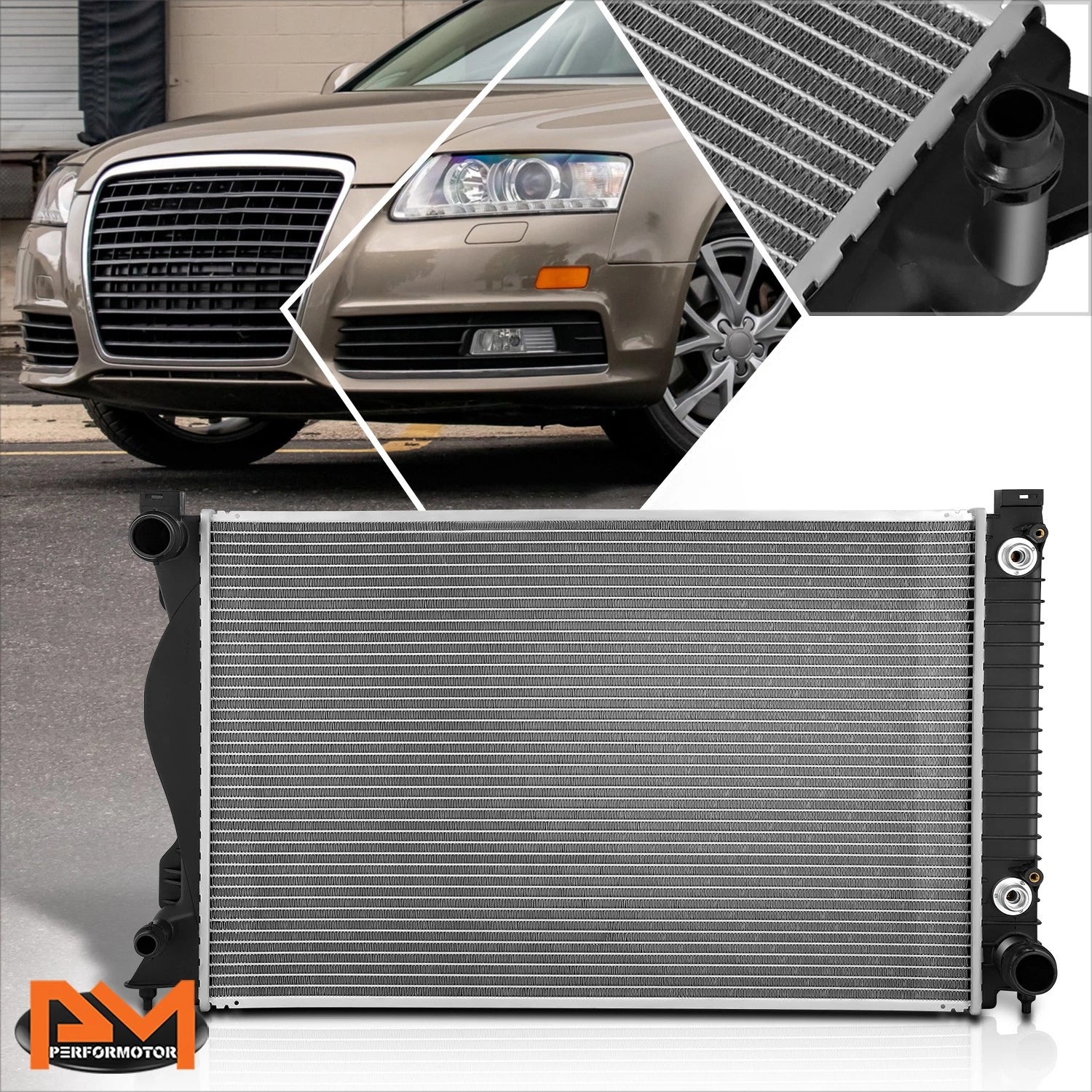 Aluminum Core Cooling Radiator for Audi A6 2.8L 3.2L (2005–2010) DPI-2828