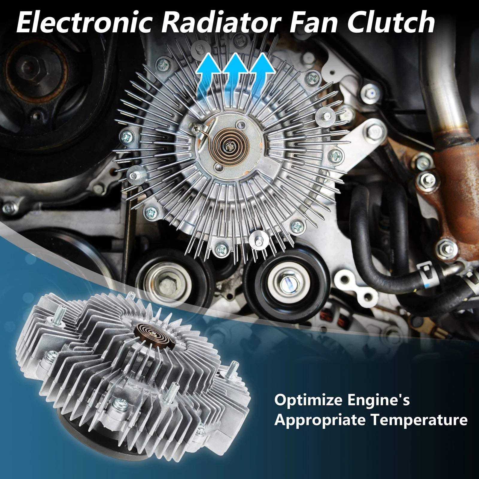 Cooling Fan Clutch for Toyota 4Runner, Tacoma (1996–2010) No. 1621075060