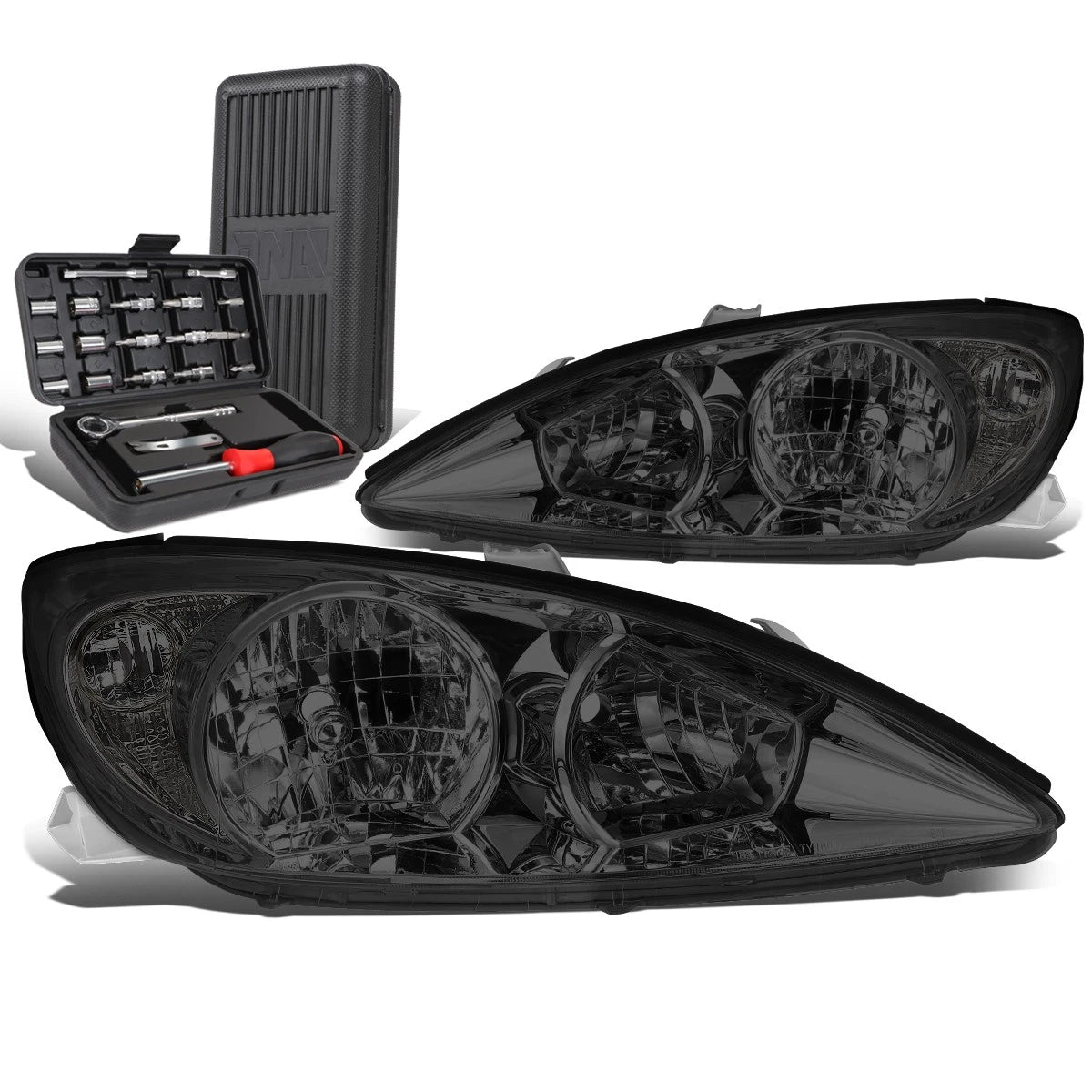 Smoked Housing Clear Signal Headlights for Toyota Camry XV30 (2002–2004)