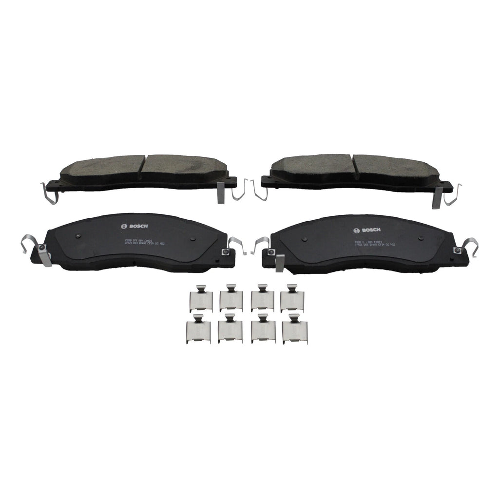 Set of 4 Bosch QuietCast Front Ceramic Brake Pads for Dodge Ram 2500 3500