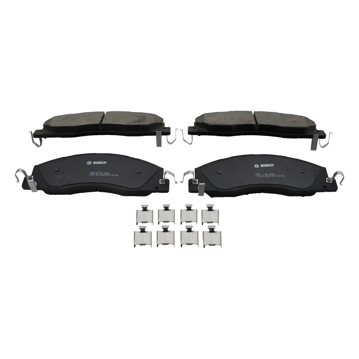 Set of 4 Bosch QuietCast Front Ceramic Brake Pads for Dodge Ram 2500 3500