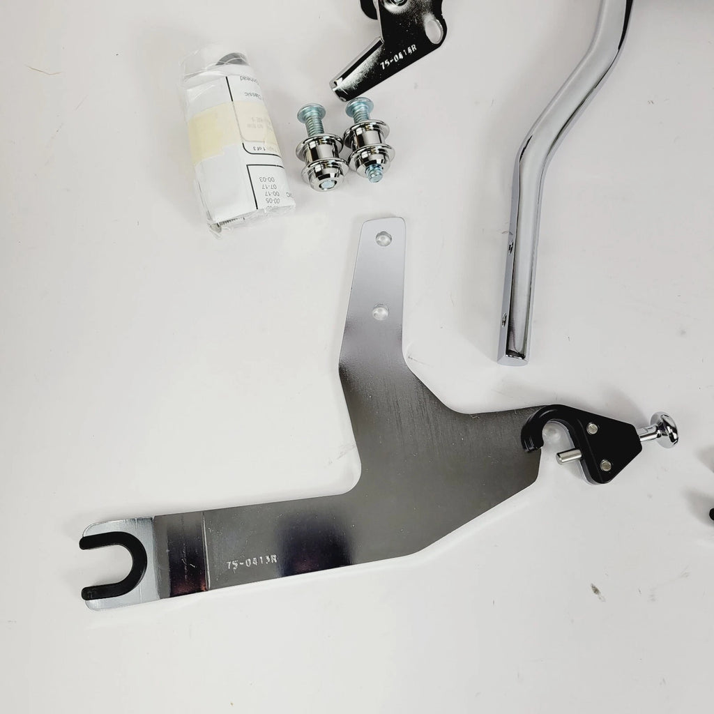 Cobra Chrome Detachable Backrest Sissy Bar for Softail (602-2001, 1501-0555)