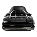 LED Chopped Trunk Backrest Rack for Harley Touring Road Glide (2014–2026)