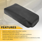 Leather Center Console Lid Armrest Cover for Subaru Crosstrek (2012–2017)