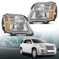 Set of 2 Halogen Headlights Assembly for GMC Terrain (2010–2015)