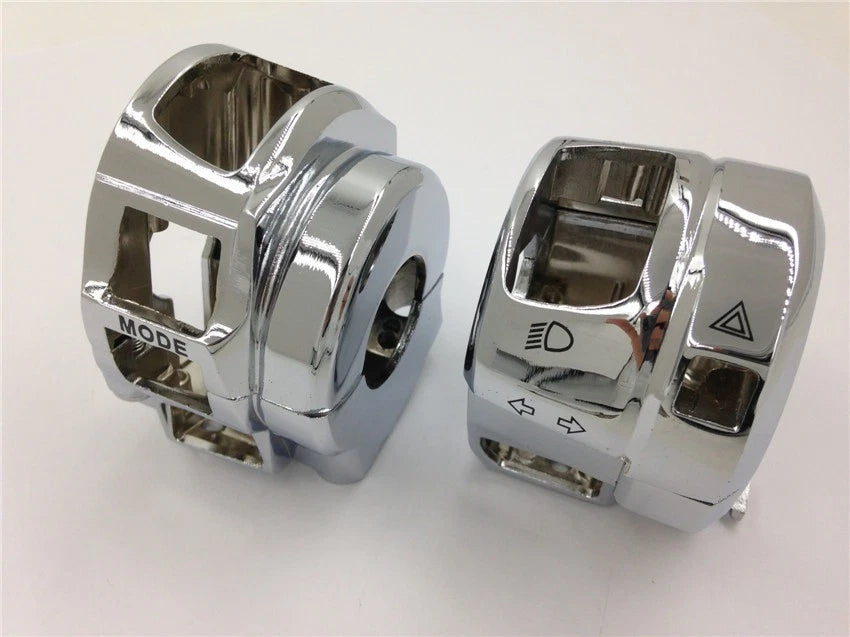 Chrome Switch Housing Cover for Suzuki GSX-R600, GSX-R750, GSX-R1000, Hayabusa (2000–2023)