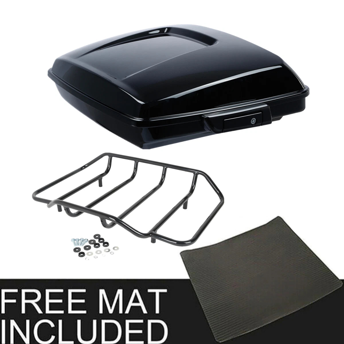 Razor Trunk Luggage Rack for Harley Road Glide King (2014–Present) Black