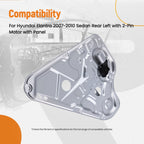 Rear Left Power Window Regulator Assembly for Hyundai Elantra (2007–2010)