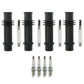 Set of 4 NGK Laser Iridium Spark Plugs & Coil Boots for Cruze Encore Sonic Trax (2011–2021)