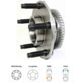 Set of 2 Wheel Hubs for Ford Mustang