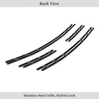 Upper Stainless Black Billet Grille Insert for Toyota Highlander (2004-2007)