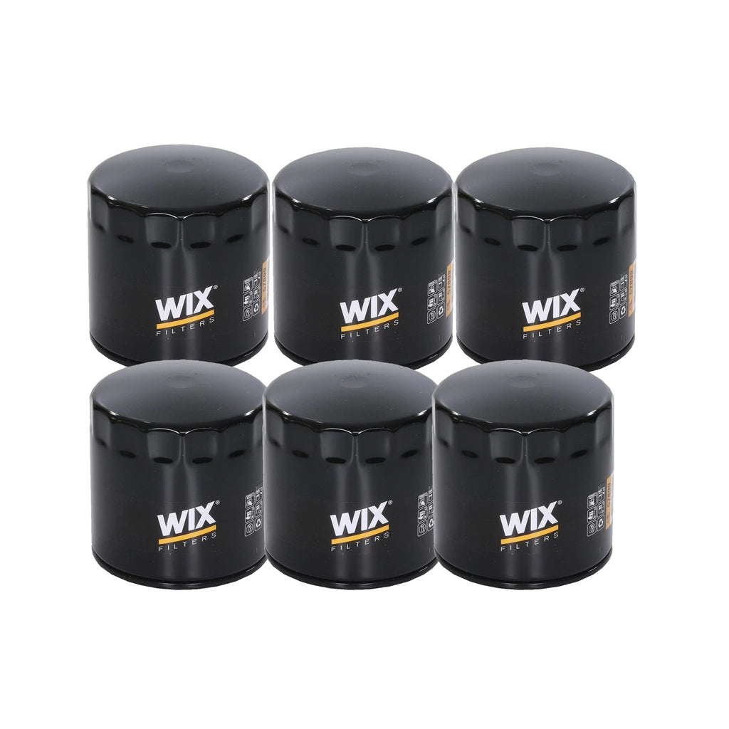 Set of 6 Engine Oil Filters for Chrysler Dodge Jeep Ram (Spin-On)