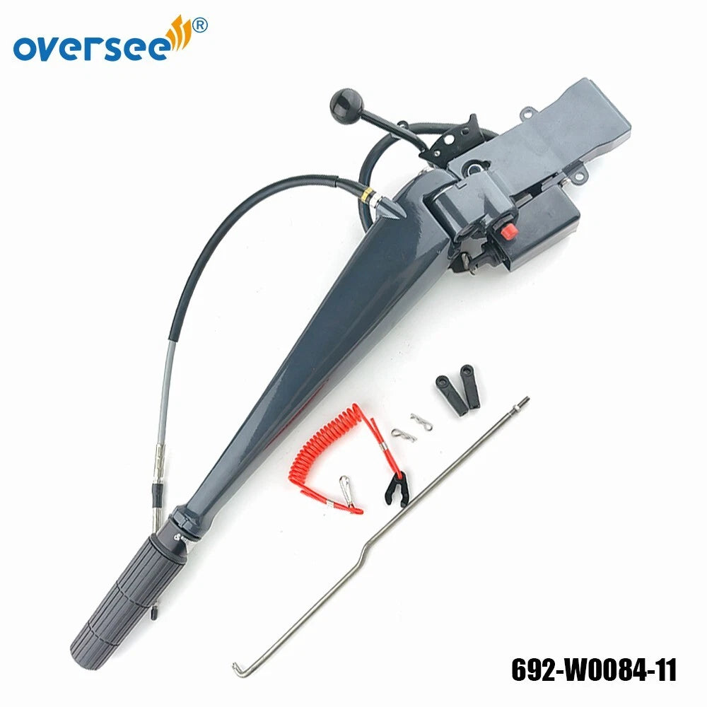 Steering Tiller Handle Assembly with Key/Switch for Yamaha 75 85AET (1990–1994)