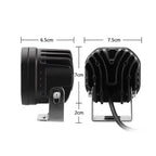 2Pcs 3" 40W LED Cube Pods Work Light for Offroad SUV (Universal)