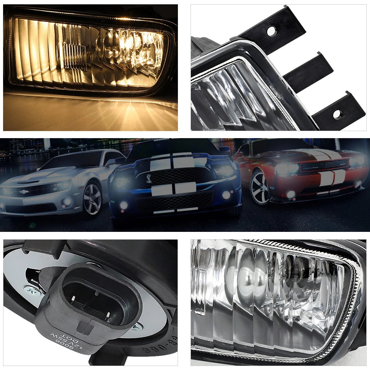 Set of 2 Fog Lights for Lexus GS300/GS400/GS430 (1999–2005)