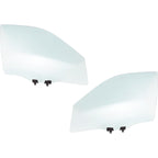 Set of 2 Front Door Glasses for Driver & Passenger Side