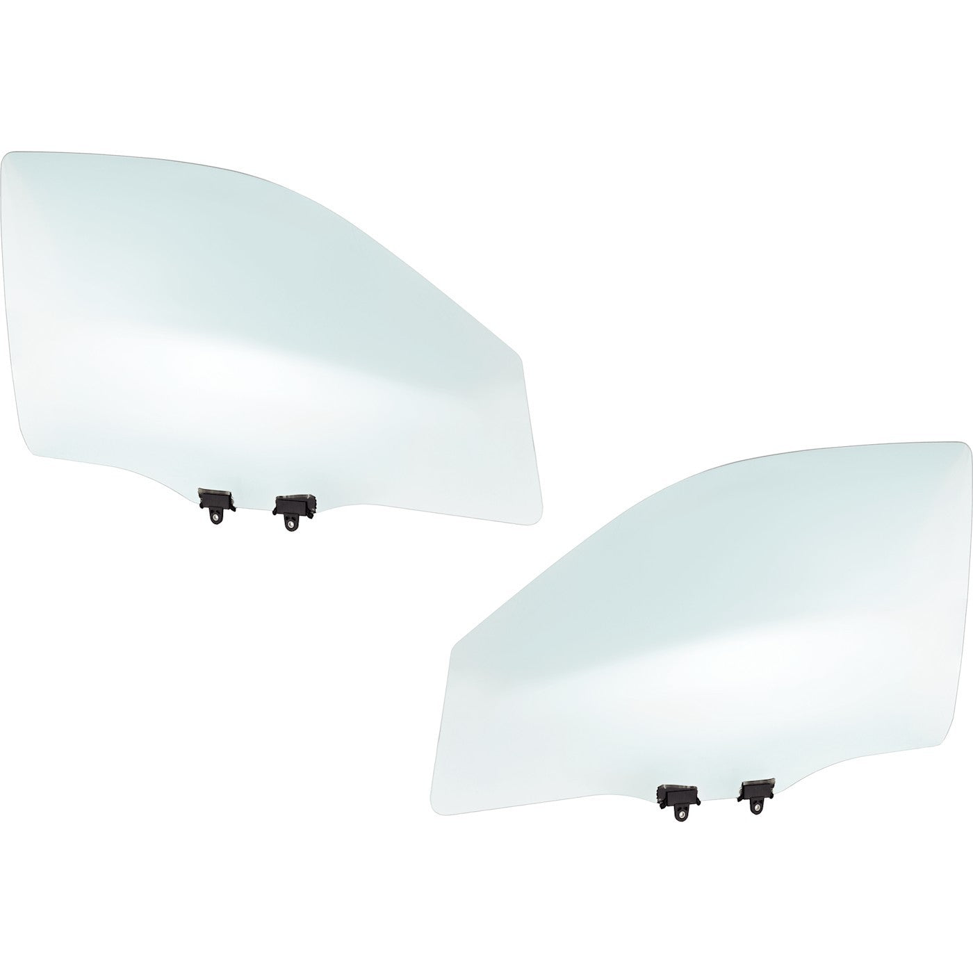 Set of 2 Front Door Glasses for Driver & Passenger Side