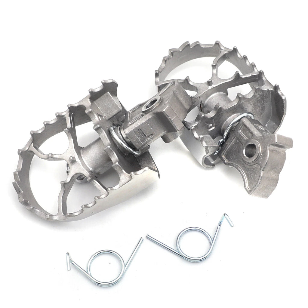 Heavy Stainless Steel Foot Pegs for BMW R1200GS ADV (2013–2014) & F650GS G650GS (2000–2012)