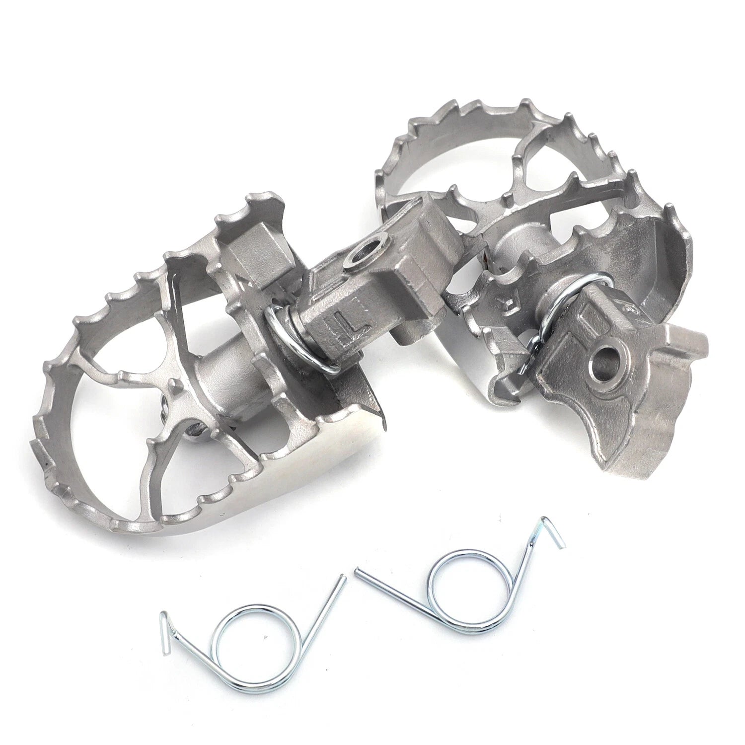 Heavy Stainless Steel Foot Pegs for BMW R1200GS ADV (2013–2014) & F650GS G650GS (2000–2012)