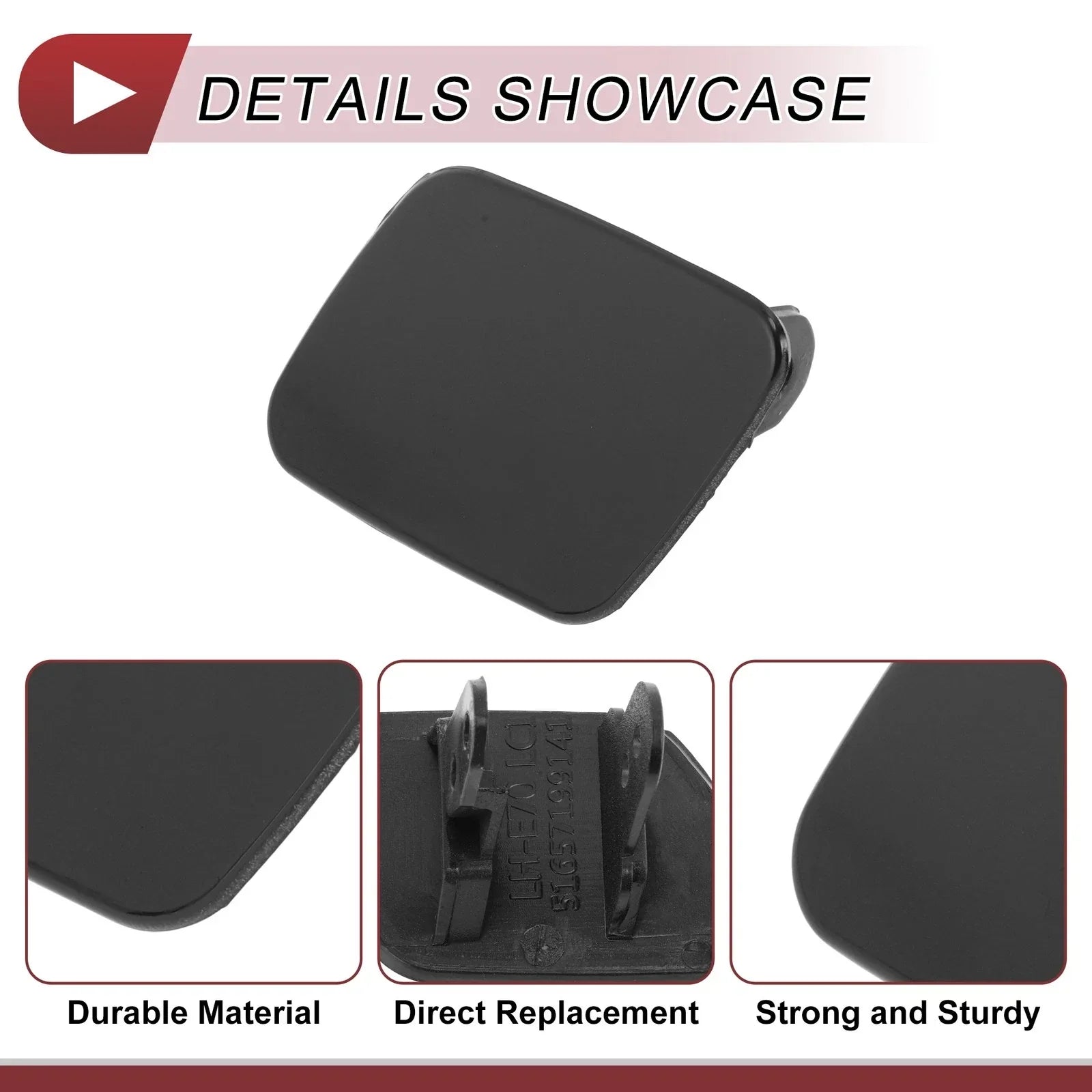 Front Left Bumper Trim Nozzle Cover for BMW X5 (2007 - 2013)